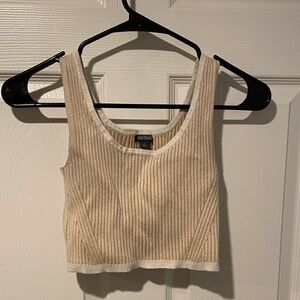 Wild Fable Ribbed Tan Tank Top